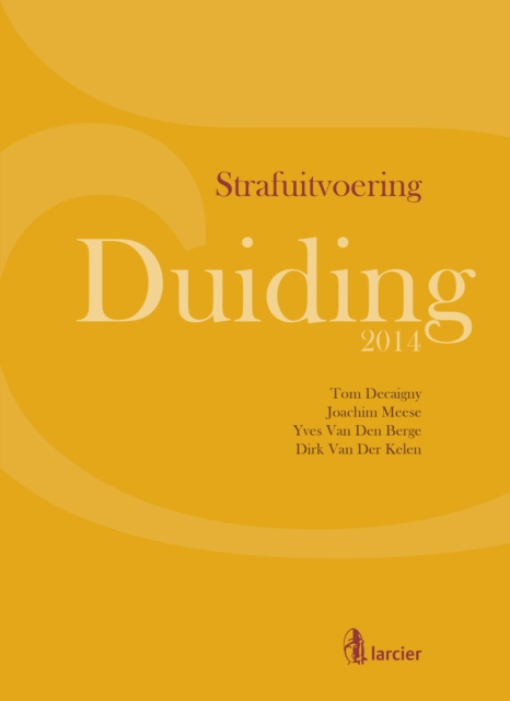 E-book Duiding Strafuitvoering Tom Decaigny