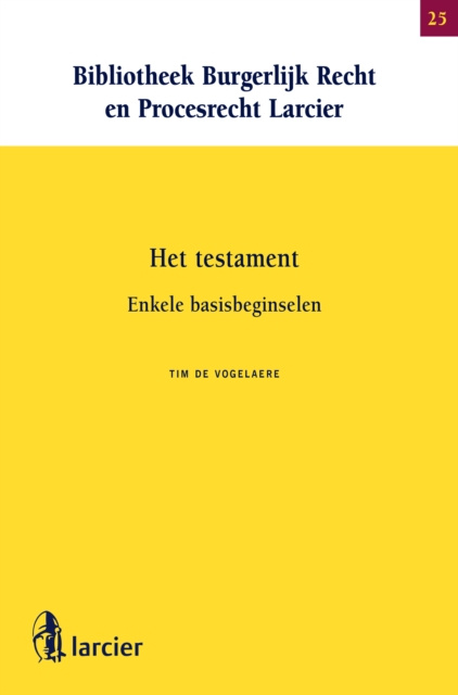 E-book Het testament Tim De Vogelaere