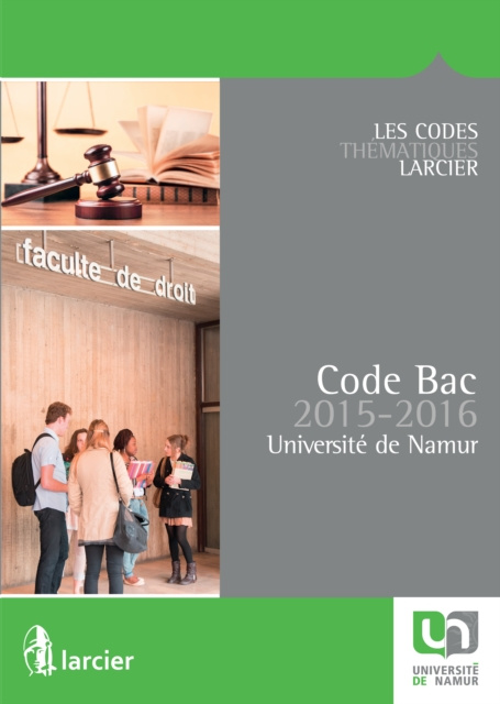 Libro electrónico Code Bac pour l'Universite de Namur - 2015 - 2016 