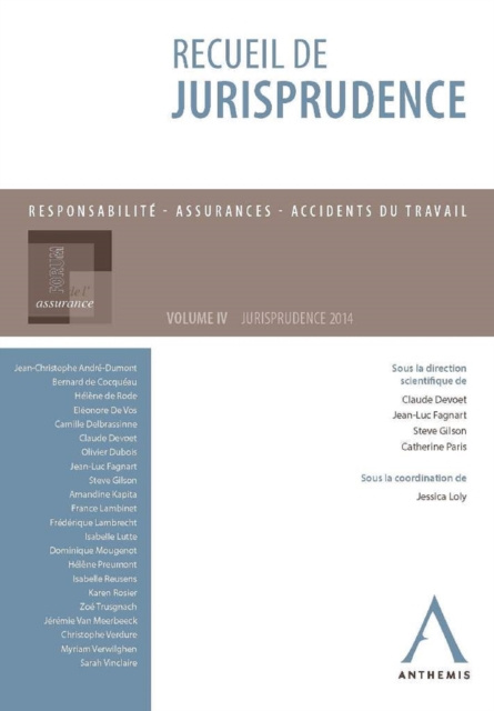 E-kniha Recueil de jurisprudence du Forum de l'assurance Claude (dir.) Devoet