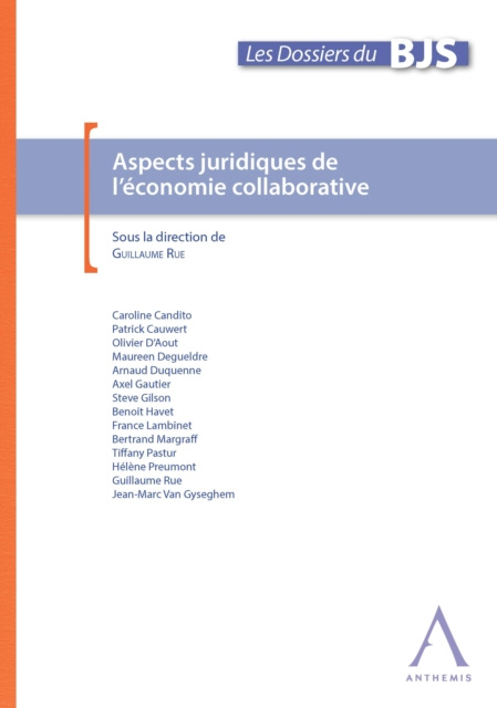 E-kniha Aspects juridiques de l'economie collaborative 