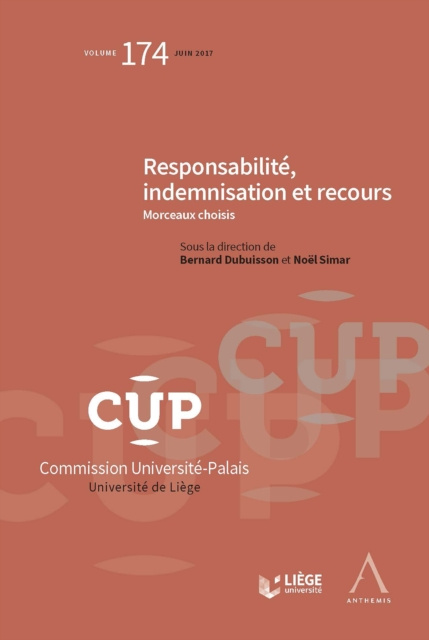 E-kniha Responsabilite, indemnisation et recours Bernard (dir.) Dubuisson
