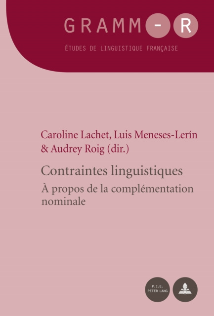 E-kniha Contraintes linguistiques Lachet Caroline Lachet