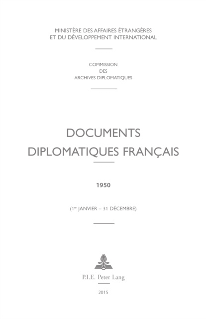 E-kniha Documents diplomatiques francais Ministere des Affaires etrangeres