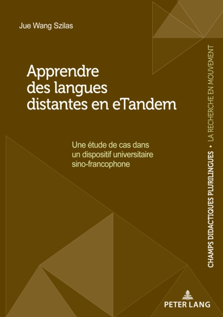 E-kniha Apprendre des langues distantes en eTandem Wang Szilas Jue Wang Szilas