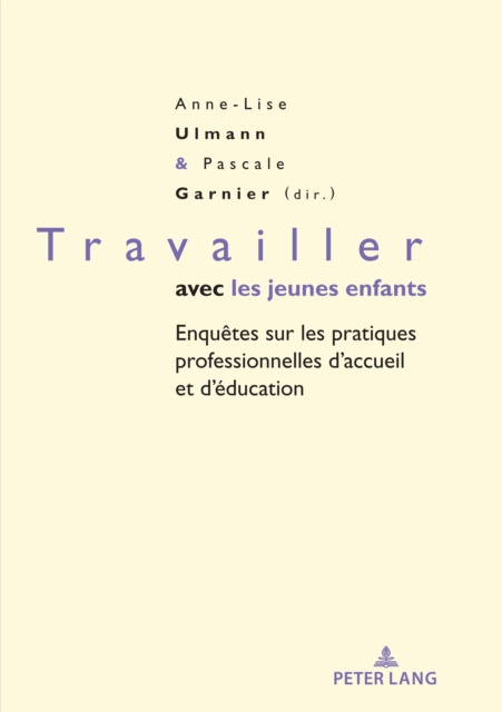 E-kniha Travailler avec les jeunes enfants Garnier Pascale Garnier