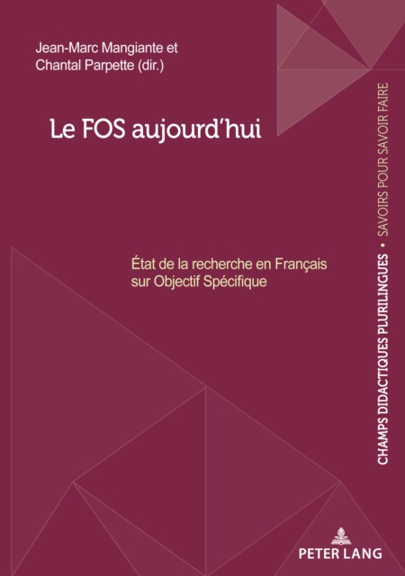 E-kniha Le FOS aujourd'hui Mangiante Jean-Marc Mangiante