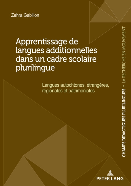 E-kniha Apprentissage de langues additionnelles dans un cadre scolaire plurilingue Gabillon Zehra Gabillon
