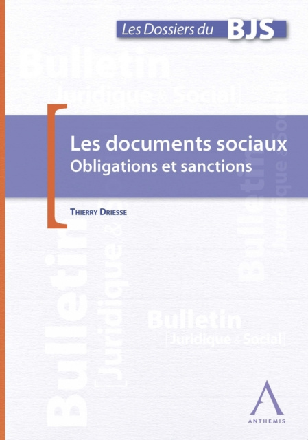 E-kniha Les documents sociaux dans l'entreprise Thierry Driesse