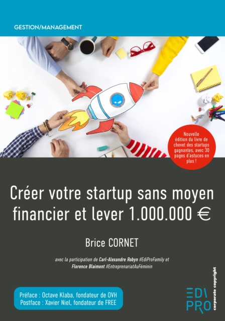 E-kniha Creer votre startup sans moyen financier et lever 1.000.000 Brice Cornet