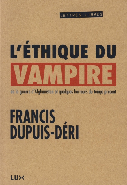 E-kniha L'ethique du vampire Dupuis-Deri Francis Dupuis-Deri