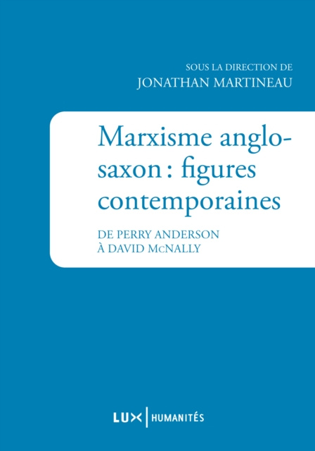 E-kniha Marxisme anglo-saxon : figures contemporaines Martineau Jonathan Martineau