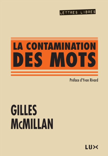 E-kniha La contamination des mots McMillan Gilles McMillan