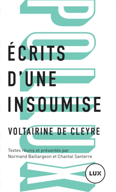 E-kniha Ecrits d'une insoumise de Cleyre Voltairine de Cleyre