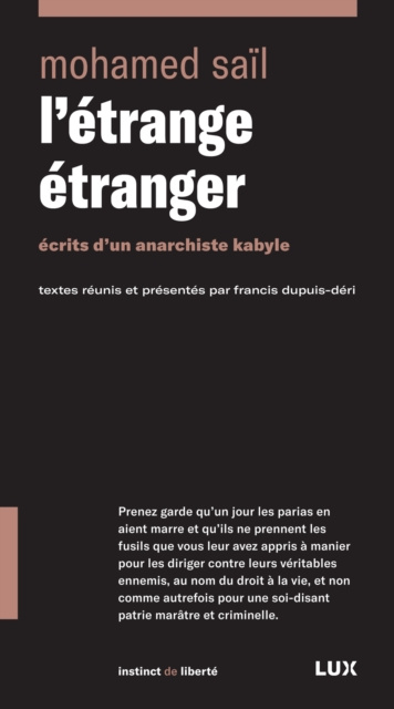 E-kniha L'etrange etranger Sail Mohamed Sail