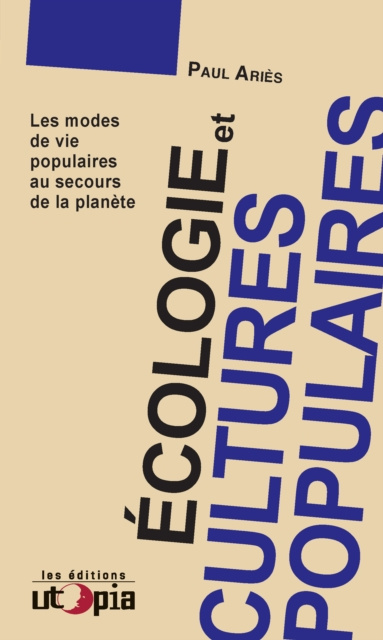 E-kniha Ecologie et cultures populaires Paul Aries