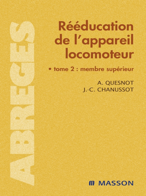 E-kniha Reeducation de l'appareil locomoteur Aude Quesnot
