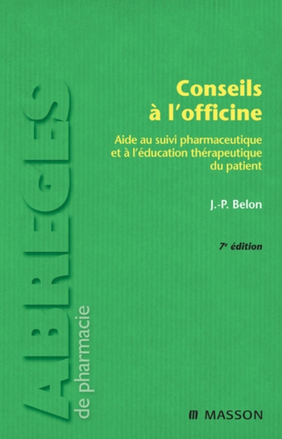 Libro elettronico Conseils a l'officine Jean-Paul Belon