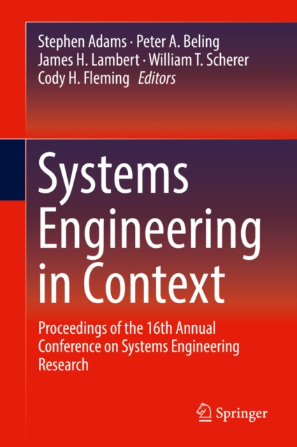 E-book Systems Engineering in Context Stephen Adams