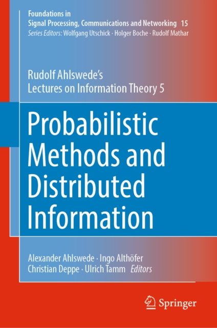 E-book Probabilistic Methods and Distributed Information Rudolf Ahlswede