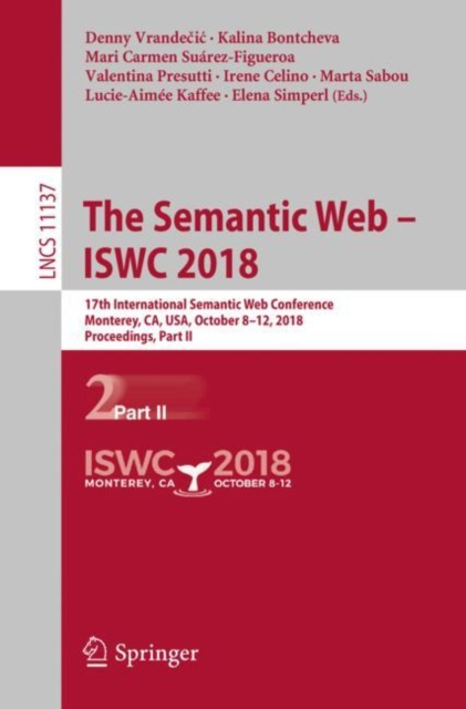E-Book Semantic Web - ISWC 2018 Denny Vrandecic