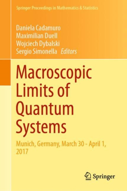 E-book Macroscopic Limits of Quantum Systems Daniela Cadamuro