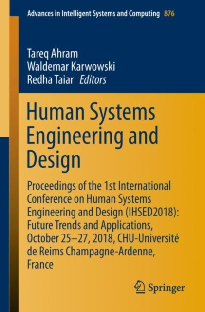 E-book Human Systems Engineering and Design Tareq Ahram
