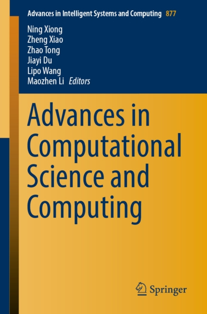 E-kniha Advances in Computational Science and Computing Ning Xiong