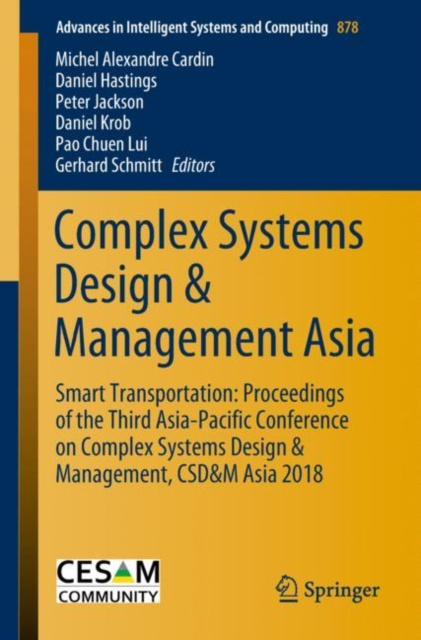 E-kniha Complex Systems Design & Management Asia Michel Alexandre Cardin