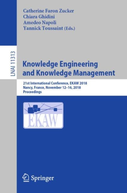 E-book Knowledge Engineering and Knowledge Management Catherine Faron Zucker
