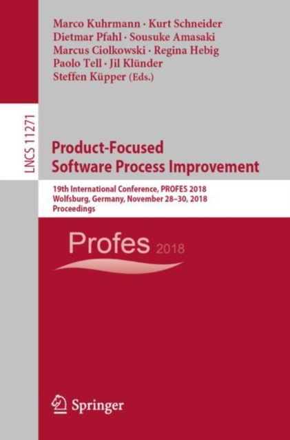 E-Book Product-Focused Software Process Improvement Marco Kuhrmann