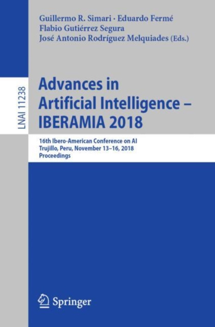 E-book Advances in Artificial Intelligence - IBERAMIA 2018 Guillermo R. Simari