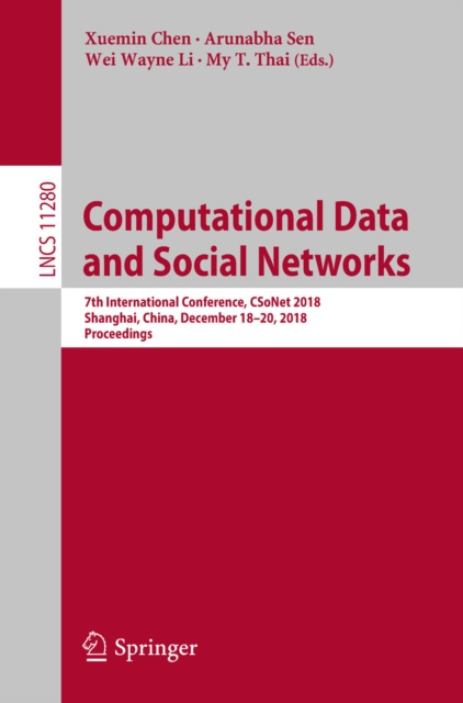 E-kniha Computational Data and Social Networks Xuemin Chen