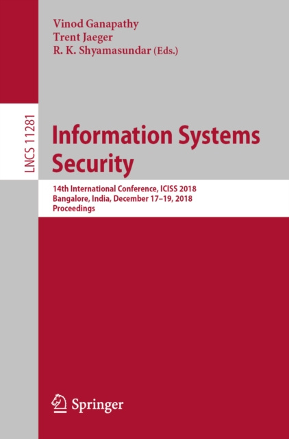 E-book Information Systems Security Vinod Ganapathy