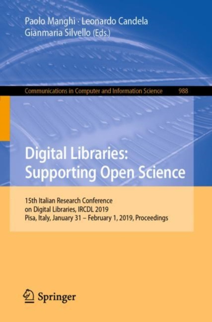 E-book Digital Libraries: Supporting Open Science Paolo Manghi