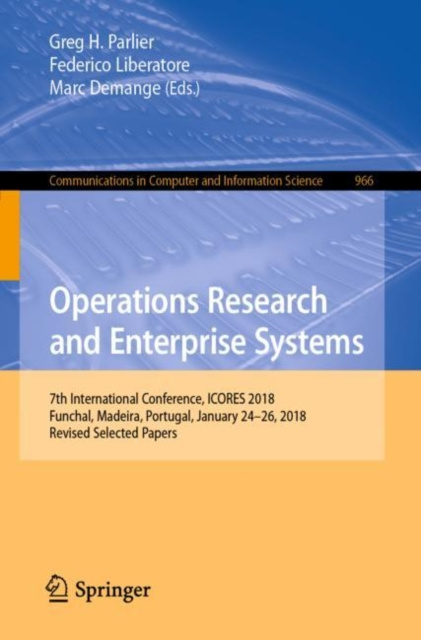 E-kniha Operations Research and Enterprise Systems Greg H. Parlier