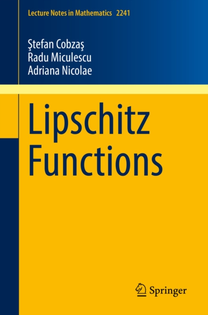 E-Book Lipschitz Functions Stefan Cobzas