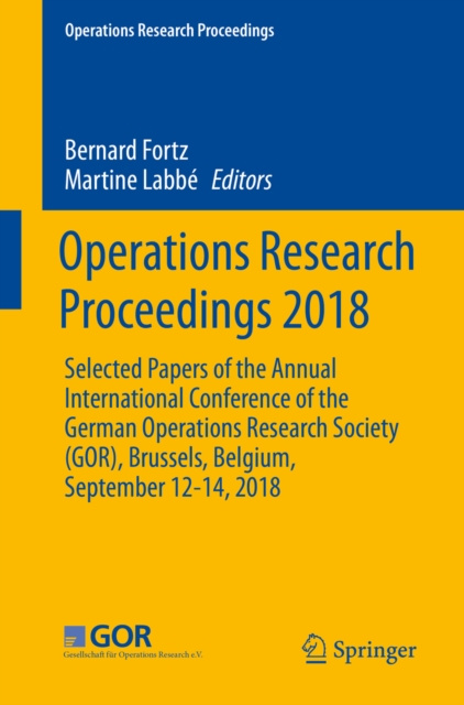 E-book Operations Research Proceedings 2018 Bernard Fortz