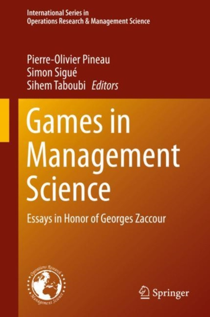 E-book Games in Management Science Pierre-Olivier Pineau