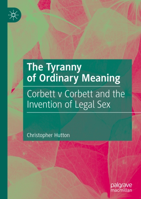 E-knjiga Tyranny of Ordinary Meaning Christopher Hutton