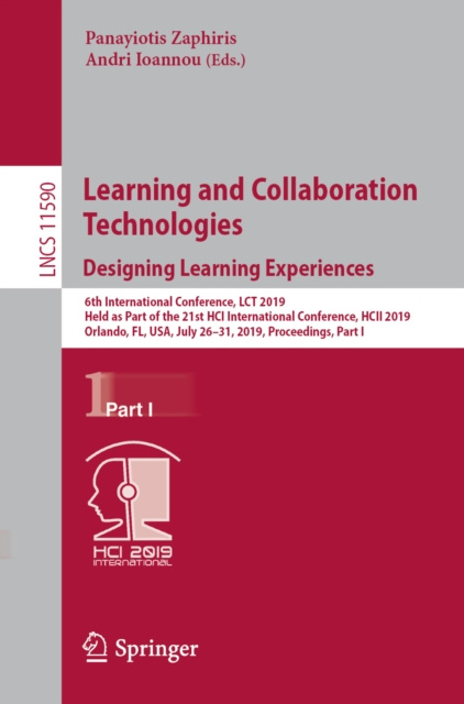 E-knjiga Learning and Collaboration Technologies. Designing Learning Experiences Panayiotis Zaphiris