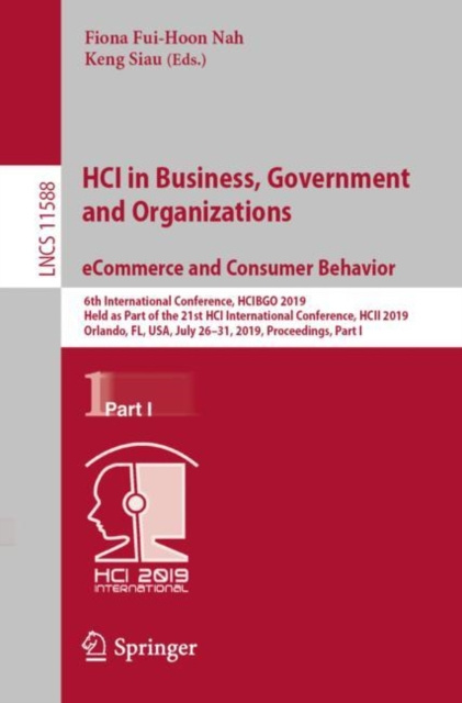 E-kniha HCI in Business, Government and Organizations. eCommerce and Consumer Behavior Fiona Fui-Hoon Nah