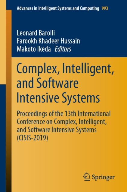 E-Book Complex, Intelligent, and Software Intensive Systems Leonard Barolli