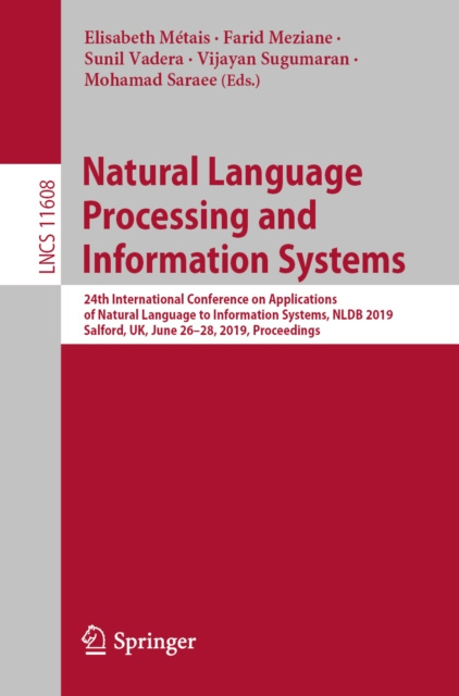 E-book Natural Language Processing and Information Systems Elisabeth Metais