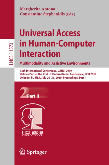 E-knjiga Universal Access in Human-Computer Interaction. Multimodality and Assistive Environments Margherita Antona