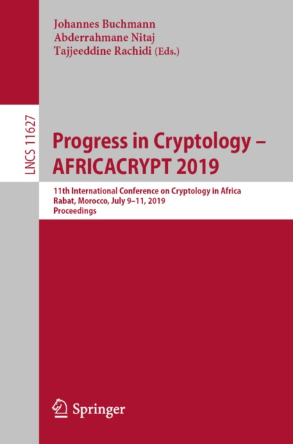 E-kniha Progress in Cryptology - AFRICACRYPT 2019 Johannes Buchmann