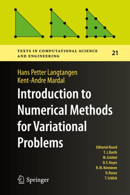 E-book Introduction to Numerical Methods for Variational Problems Hans Petter Langtangen