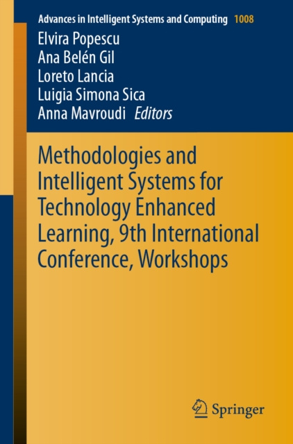 E-kniha Methodologies and Intelligent Systems for Technology Enhanced Learning, 9th International Conference, Workshops Elvira Popescu