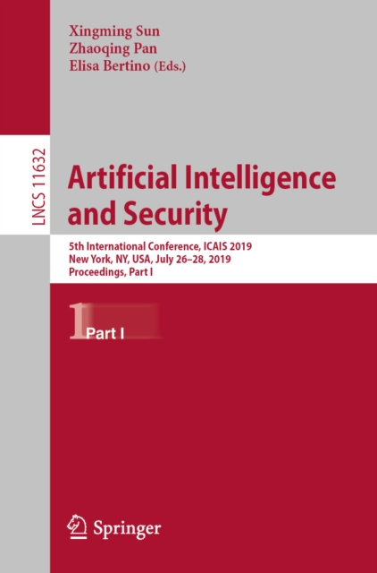 E-book Artificial Intelligence and Security Xingming Sun