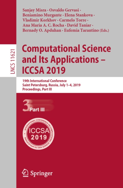 E-kniha Computational Science and Its Applications - ICCSA 2019 Sanjay Misra